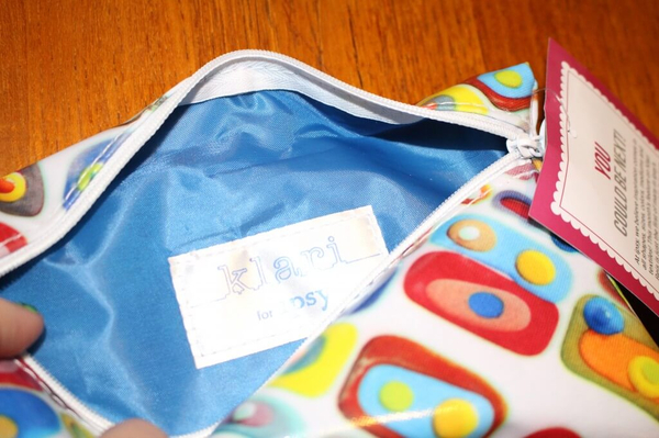 Inside of bag