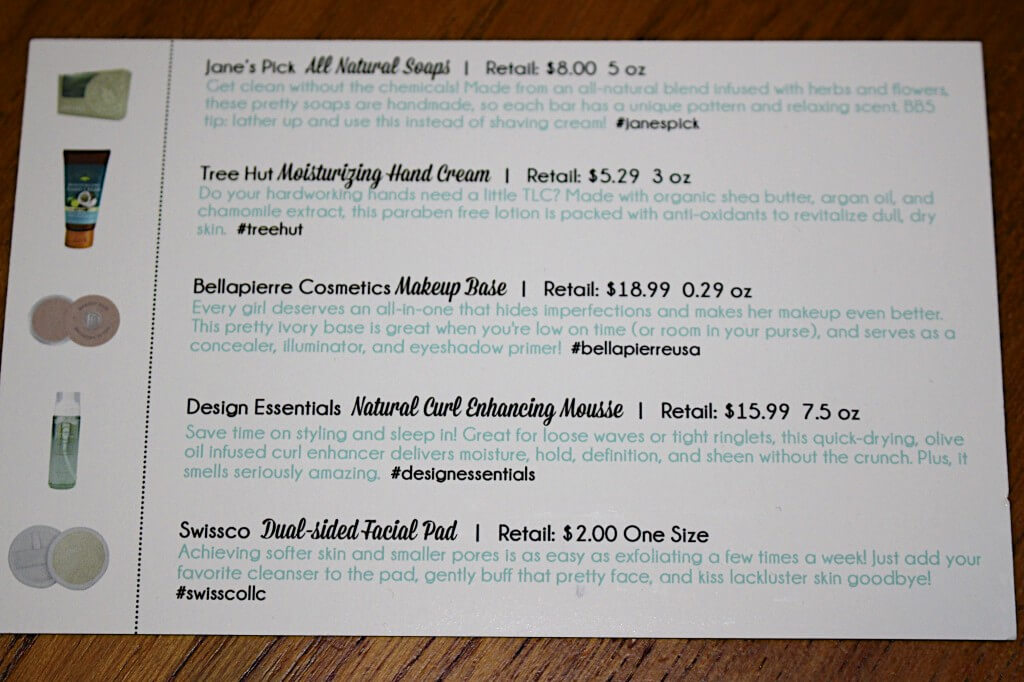 Back of Info Card