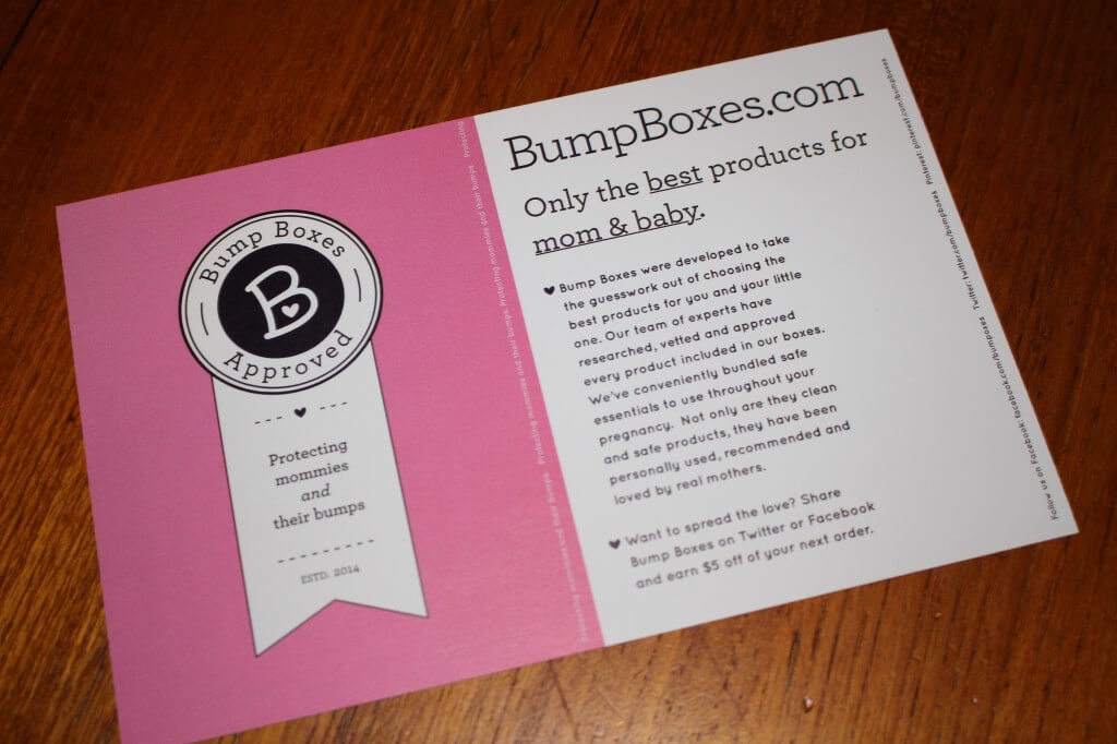 Bump Boxes Pregnancy Gift Box Review – Be Ready! Box