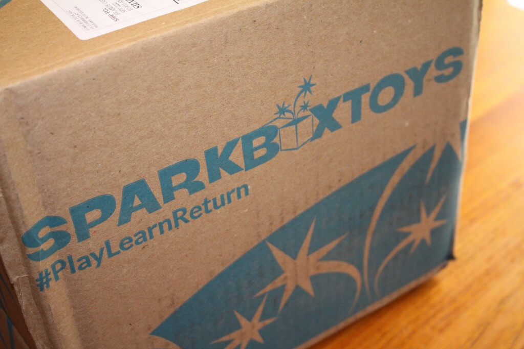 SparkBox Toys Subscription Toy Rental Review #playlearnreturn