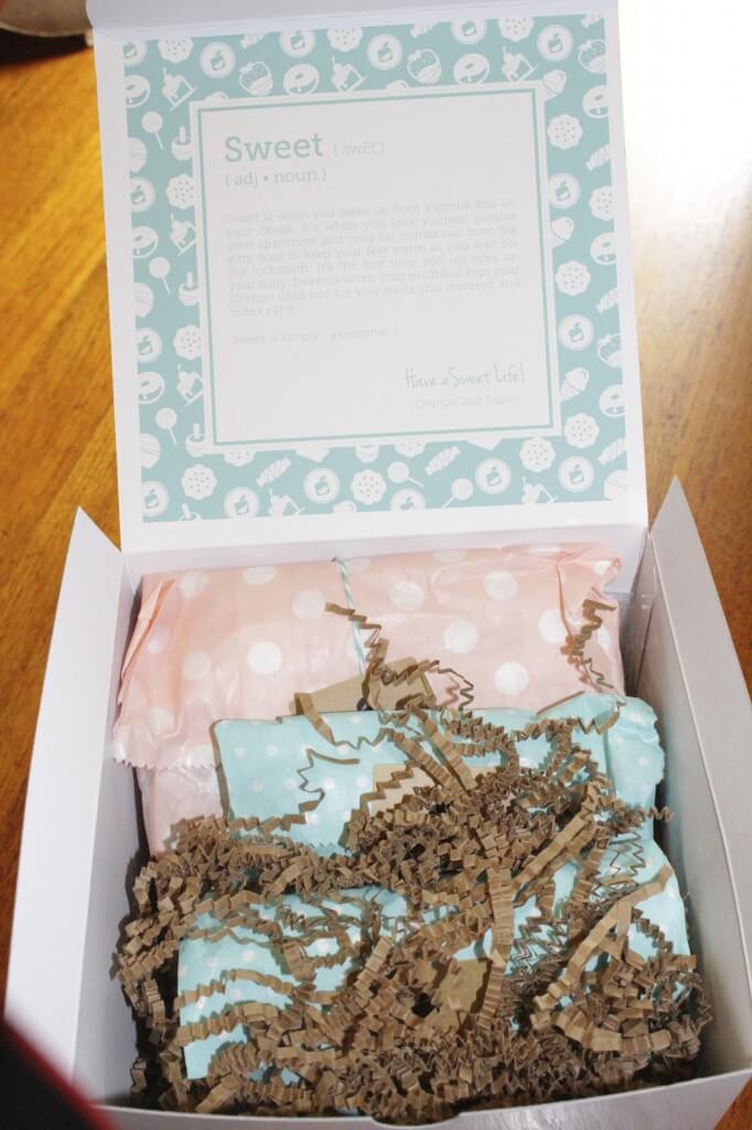 August 2014 Orange Glad Review & Coupon – Sweets & Desserts Subscription Box