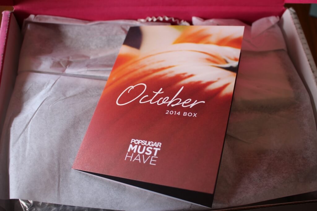 October 2014 Popsugar Must Have Box Review + $10 & GWP Coupon Code #musthavebox