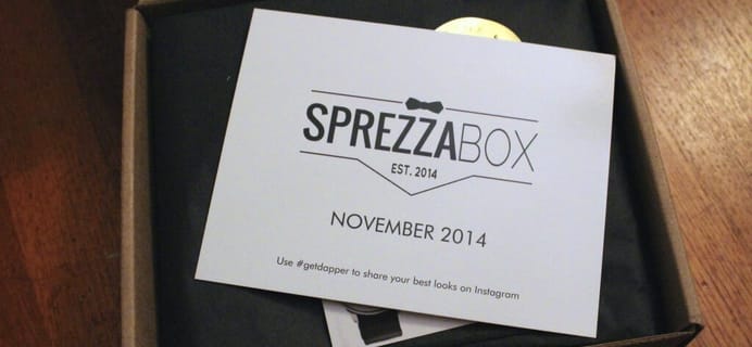 SprezzaBox Review – Men’s Accessories Subscription Box #getdapper