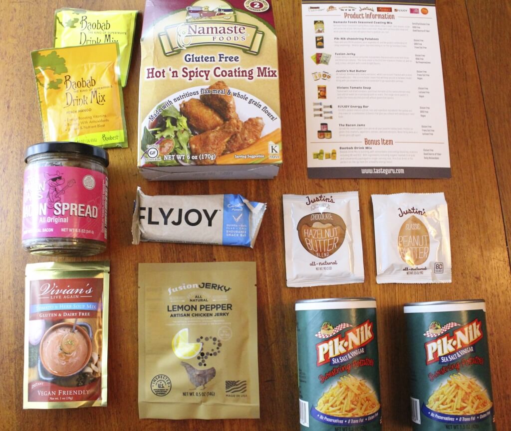 November 2014 Taste Guru Review – Gluten-Free Subscription Box
