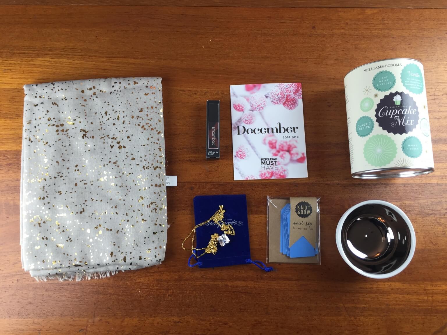 December 2014 Popsugar Must Have Box Review + $15  Coupon #musthavebox