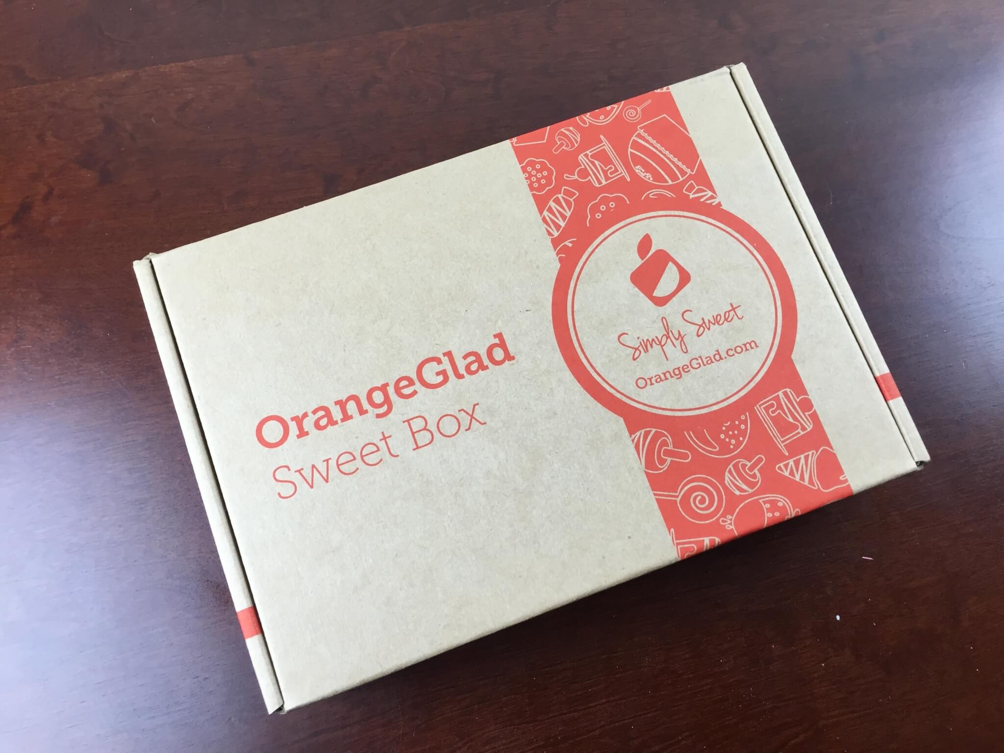 Orange Glad Review & 30% Off Coupon – Dessert Subscription Box – March 2015