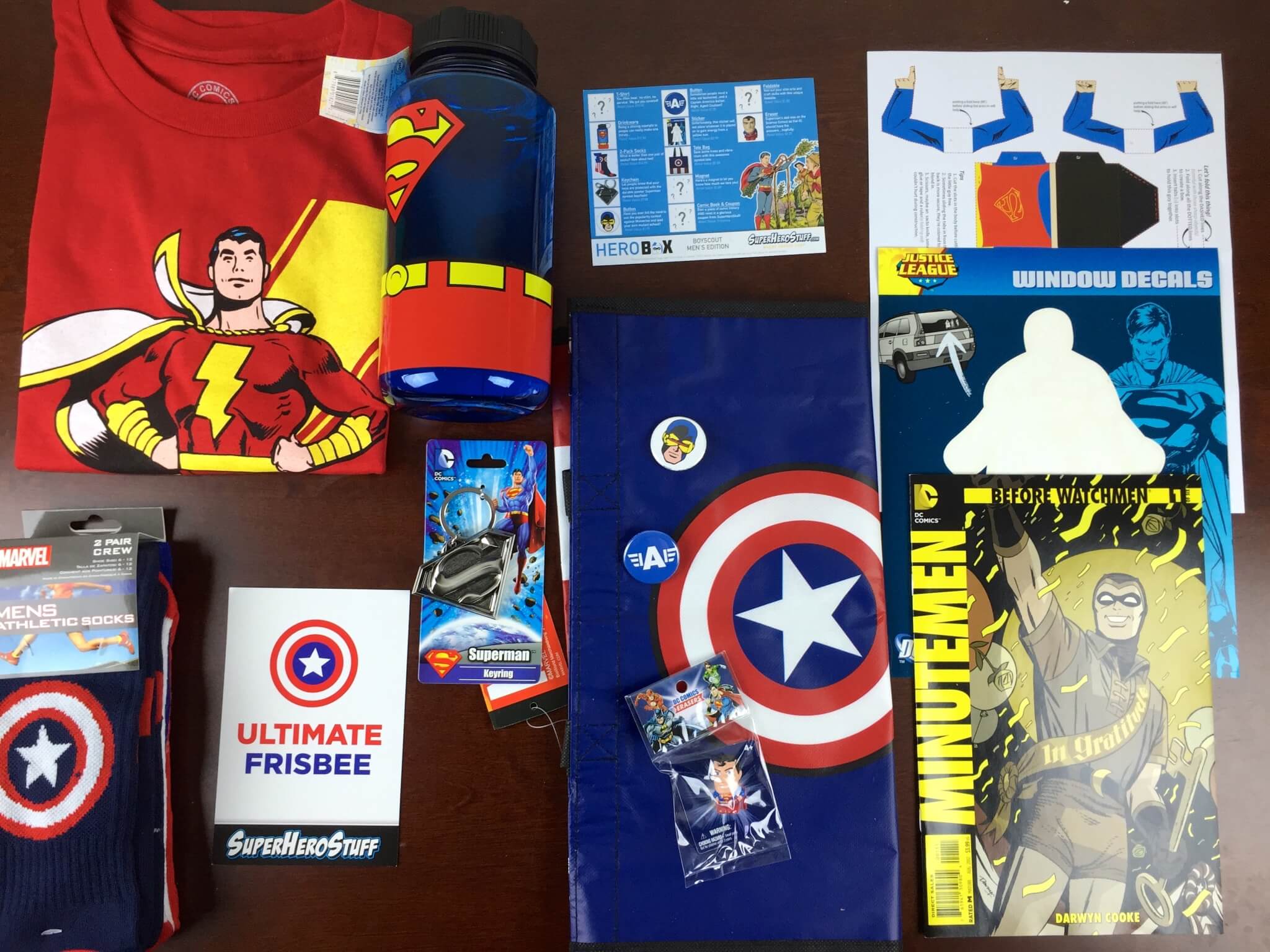 February 2015 Hero Box Review: Superhero Boy-Scouts