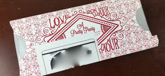 Panty By Post Subscription Review & Coupon – May 2015