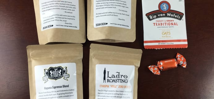 Bean Box Review + Free Trial Coupon – May 2015