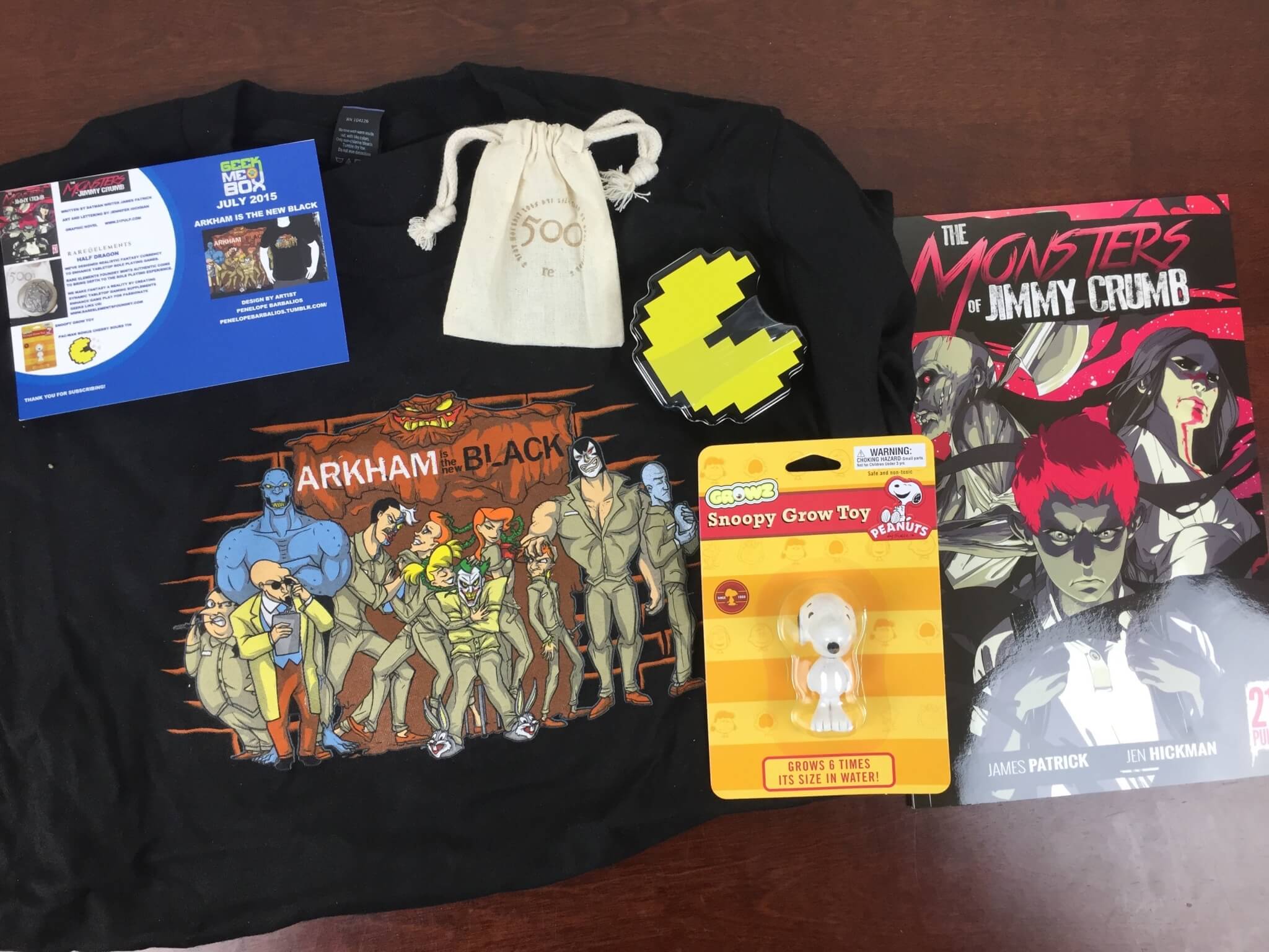 Geek Me Box July 2015 Subscription Box Review