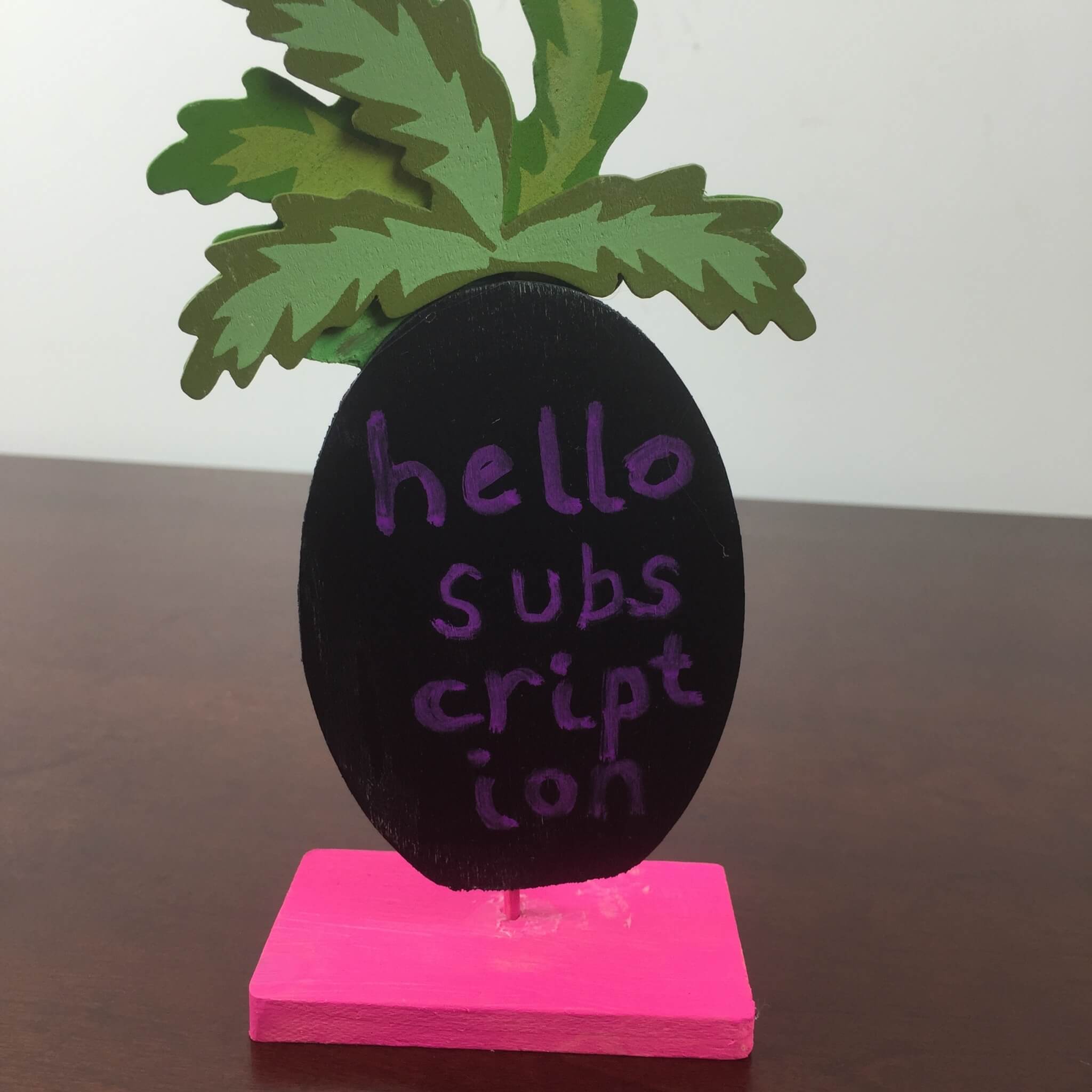 my craft in a box july 2015 chalkboard