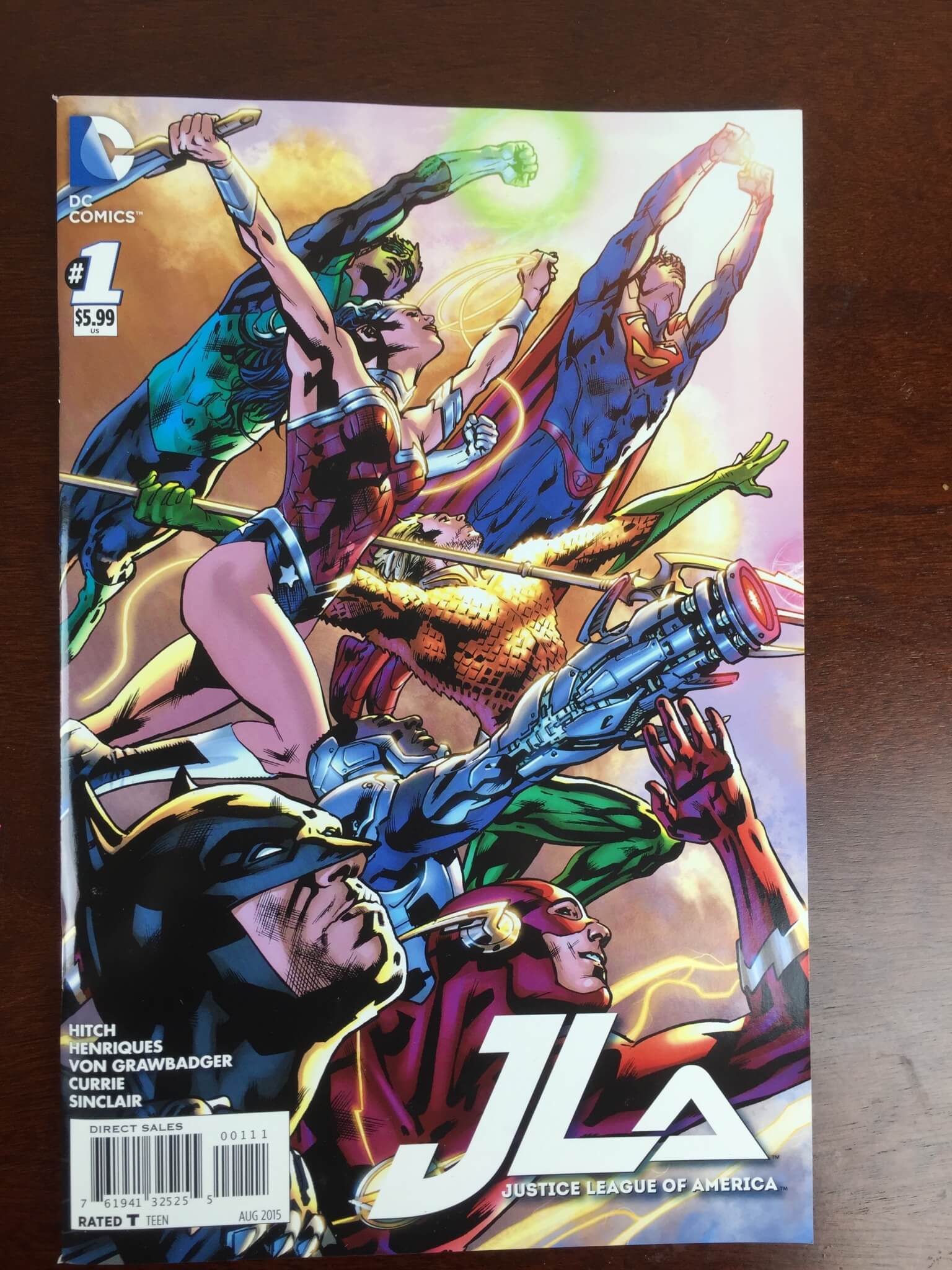 power up box july 2015 dc #1 jla