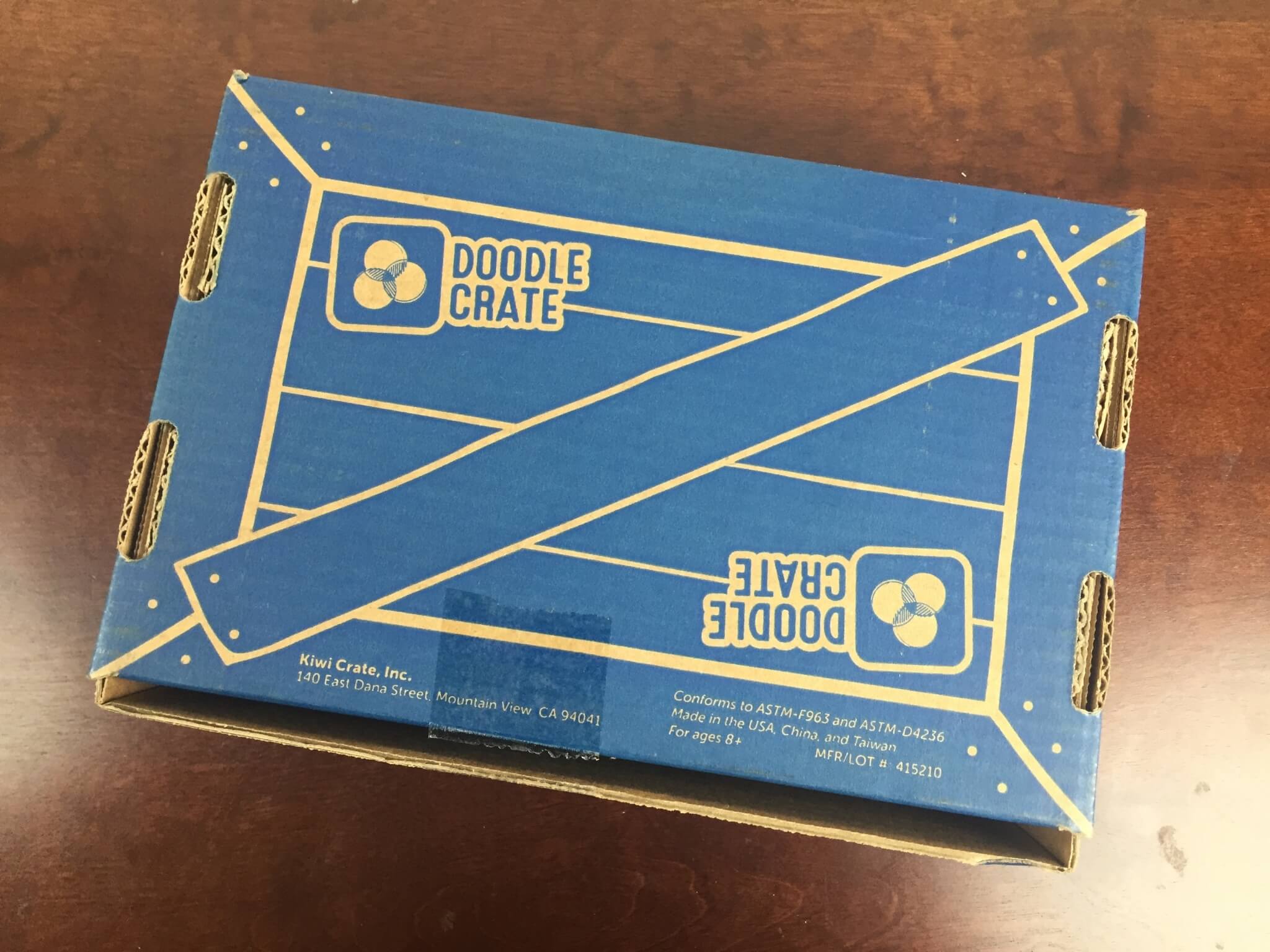 doodle crate july 2015 box