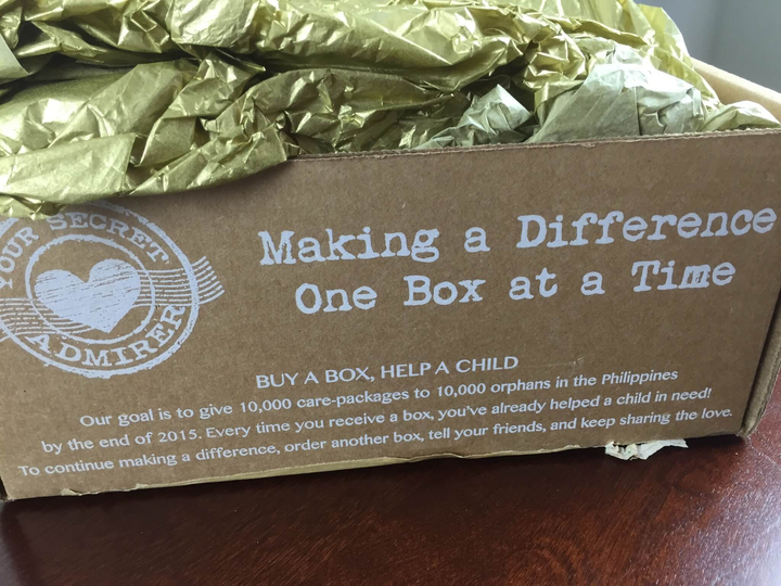 your secret admirer box july 2015 one for one
