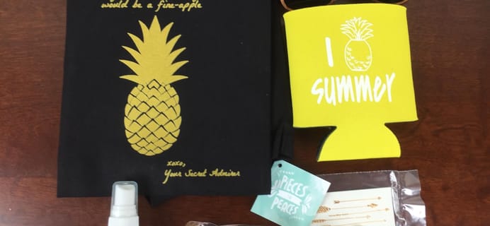July 2015 Your Secret Admirer Subscription Box Review & Coupon