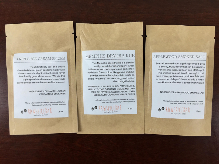 rawspicebar july 2015 spices