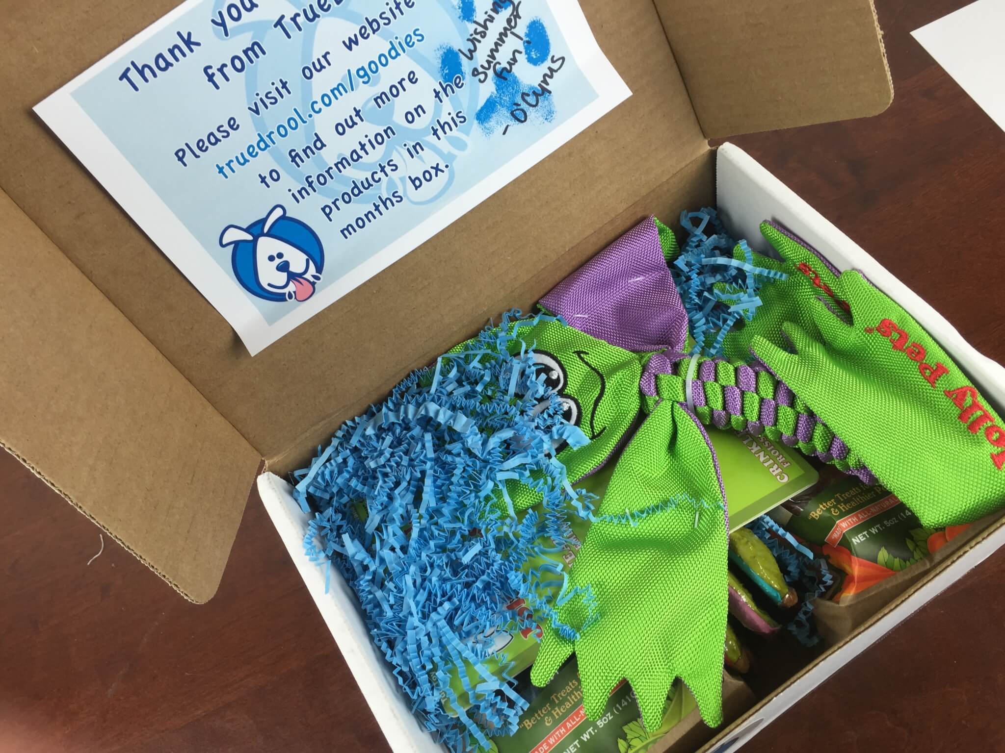 True Drool Big Dog Subscription Box Review + $15 Coupon – July 2015