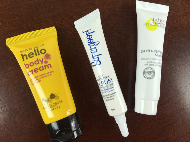 birchbox july 2015 lotions
