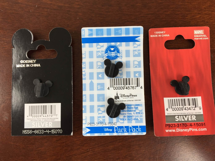 disney park pack pin trading july 2015 card backs