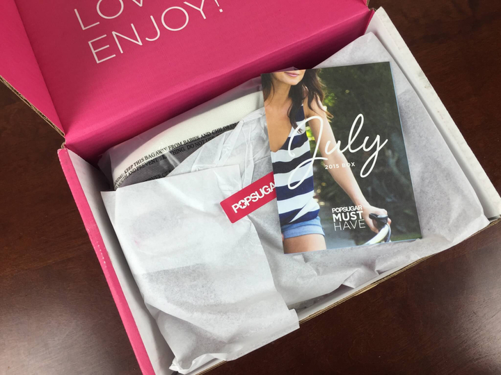 popsugar box july 2015 box