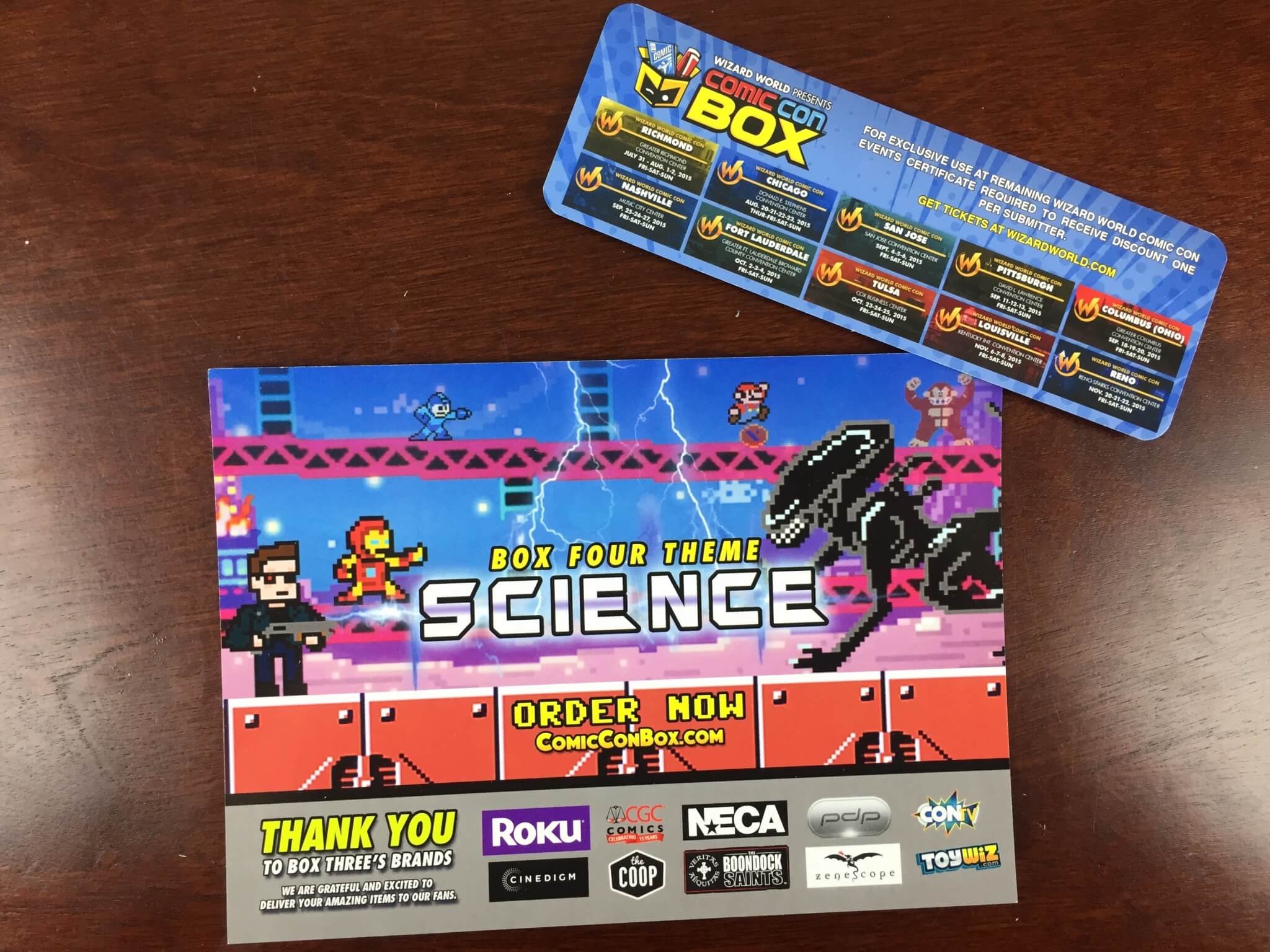 comic con box august 2015 spoiler
