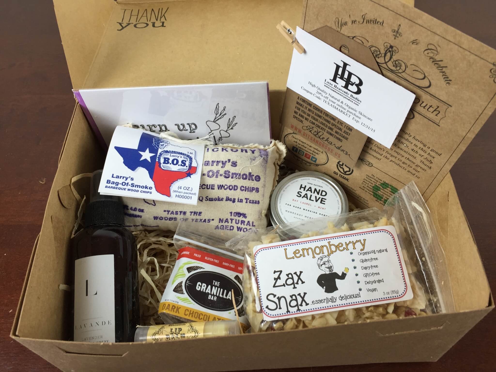 My Texas Market Subscription Box Review & Coupon – July 2015 Debut Box