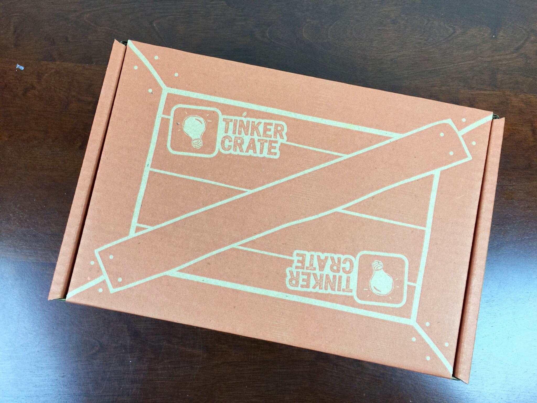 tinker crate august 2015 box