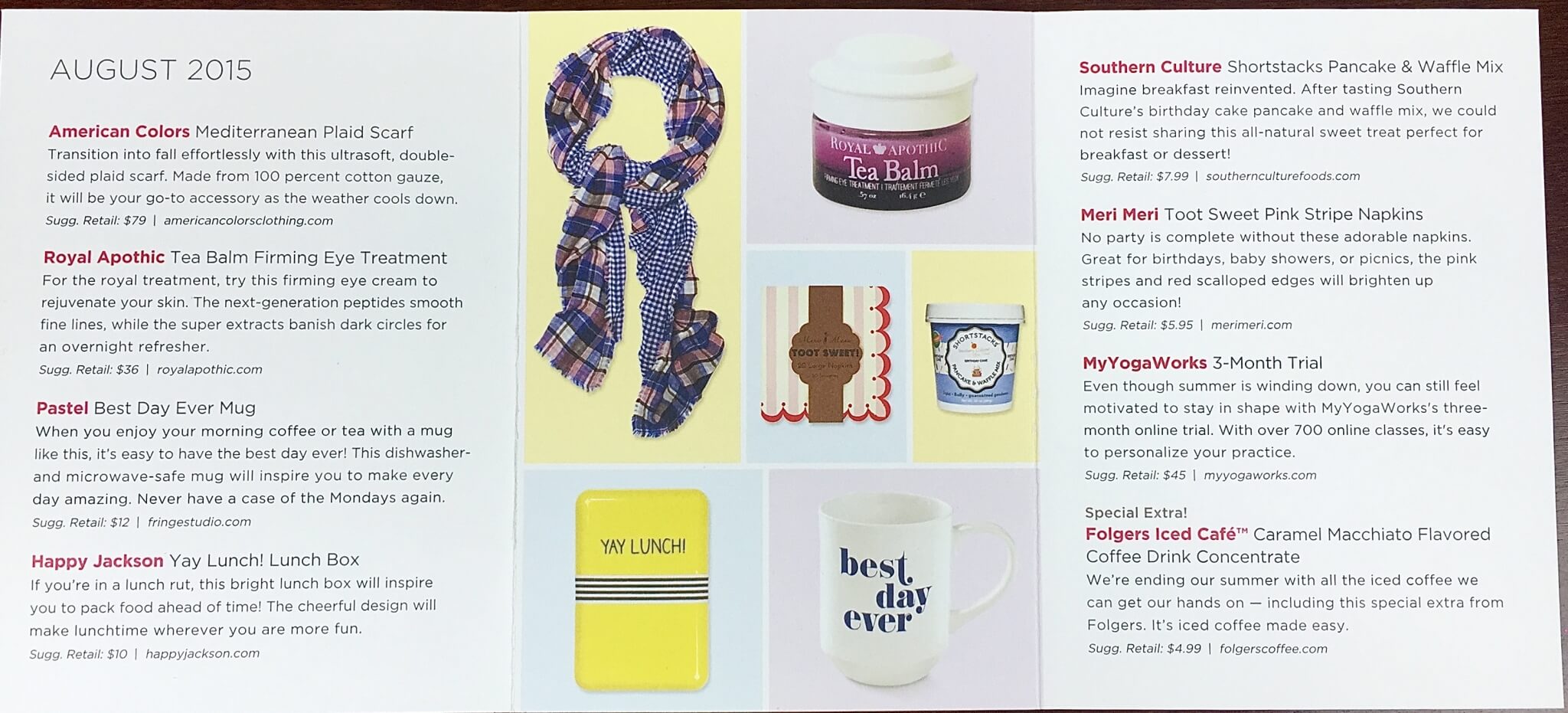 popsugar must have box august 2015 info