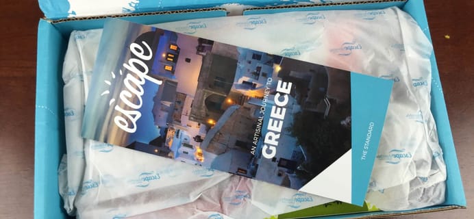 Escape Monthly September 2015 Review & Coupon – Greece