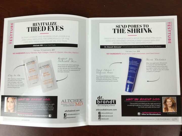 new beauty test tube september 2015 information