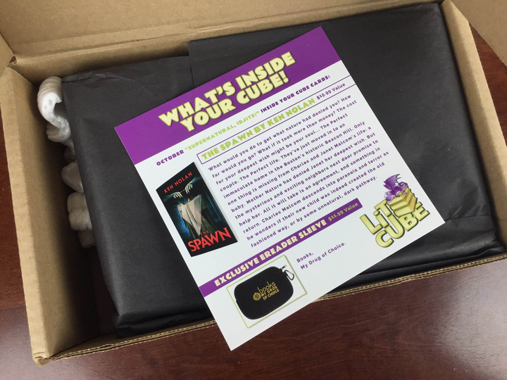 lit-cube october 2015 unboxing