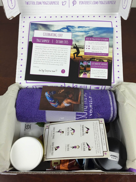 yogi surprise october 2015 unboxing