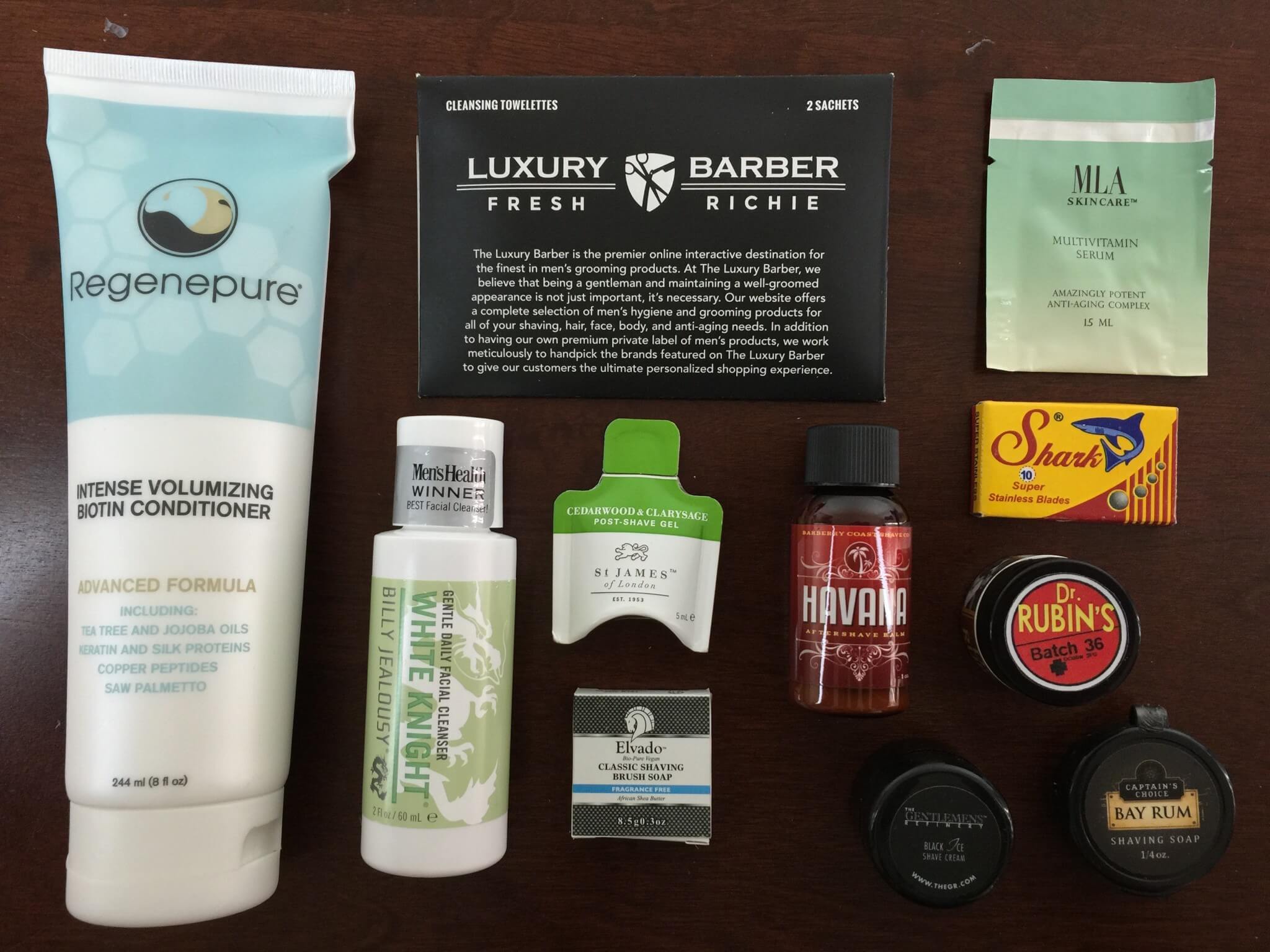 September 2015 Luxury Barber Men’s Subscription Box Review