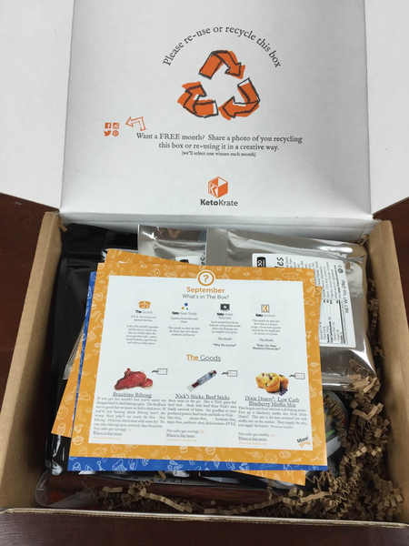 keto krate september 2015 unboxing