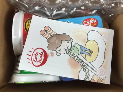 Exotic Noods Ramen Subscription Box Review & Coupon – September 2015