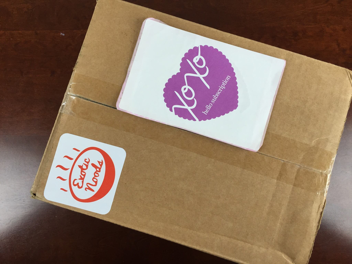 exotic noods september 2015 box