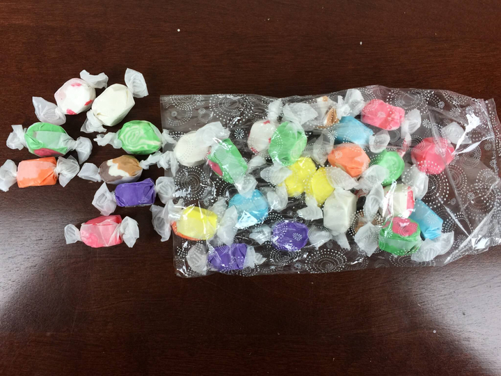 GrrlBox November 2015 taffy