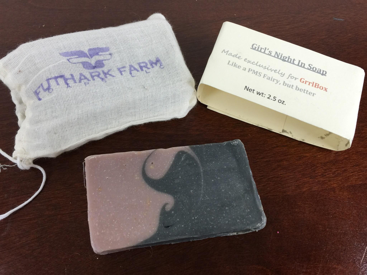 GrrlBox November 2015 soap
