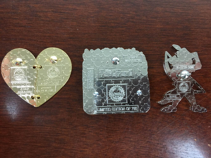 Disney Park Pack November 2015 backs