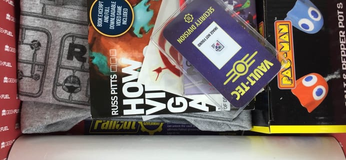 Geek Fuel November 2015 Subscription Box Review & Coupon