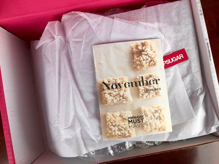 popsugar must have box 2015 unboxing