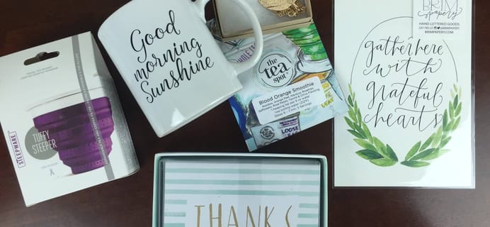 Mission Cute November 2015 Subscription Box Review