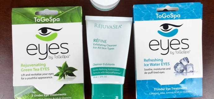 ToGoSpa Society November 2015 Mini Subscription Box Review + Coupons
