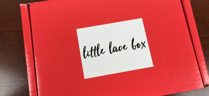 October 2015 Little Lace Box Subscription Box Review & Coupon