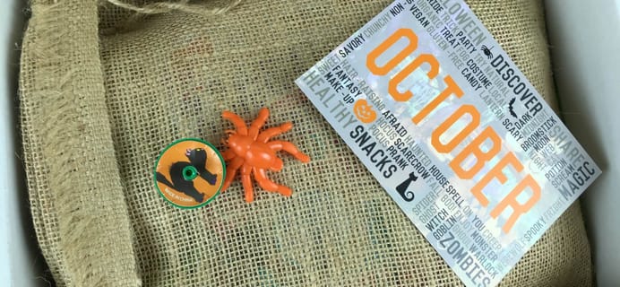 Snack Sack October 2015 Subscription Box Review & Coupon