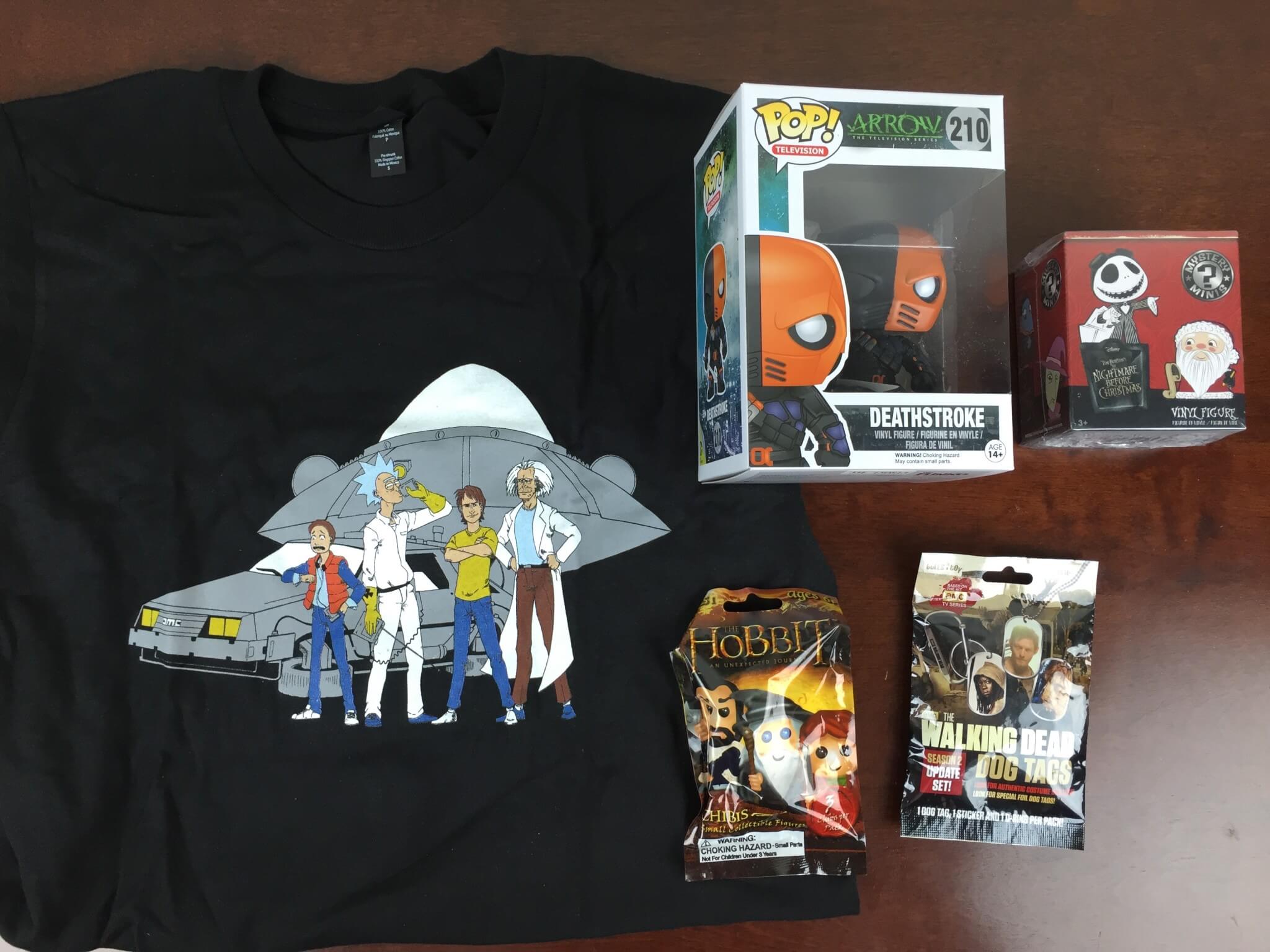 Geek Me Box October 2015 Subscription Box Review
