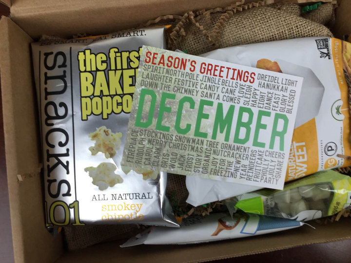 snacksack december 2015 unobxing