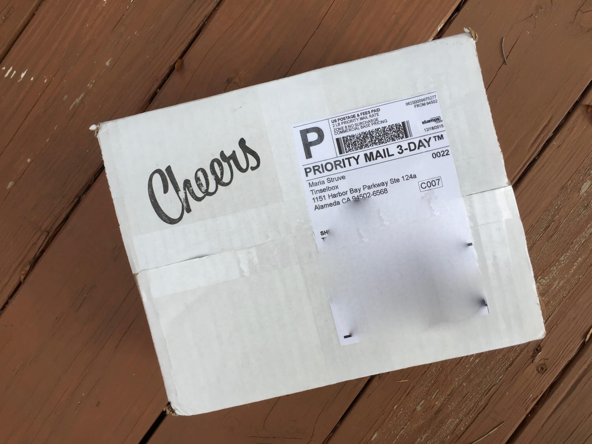 Tinselbox January 2016 box