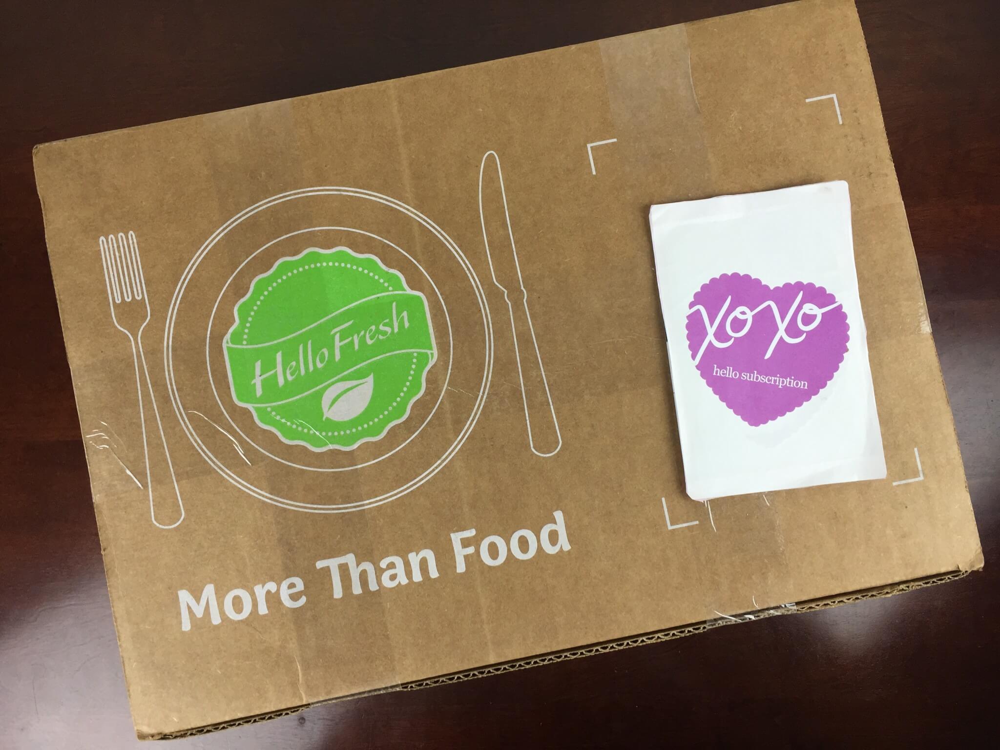 hello fresh december 2015 box