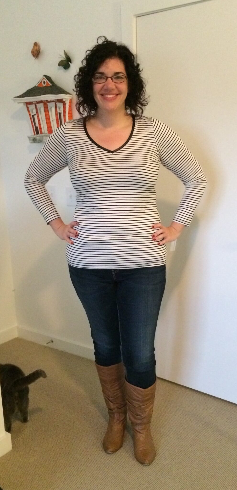 front view stripes